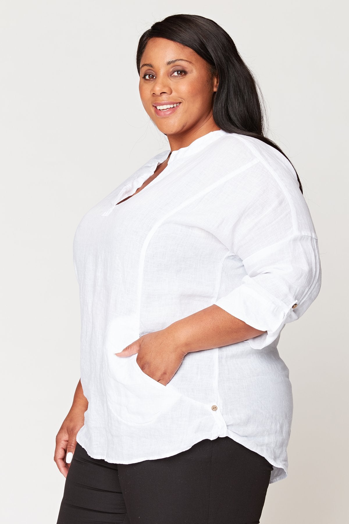 XCVI Plus Sterling Top