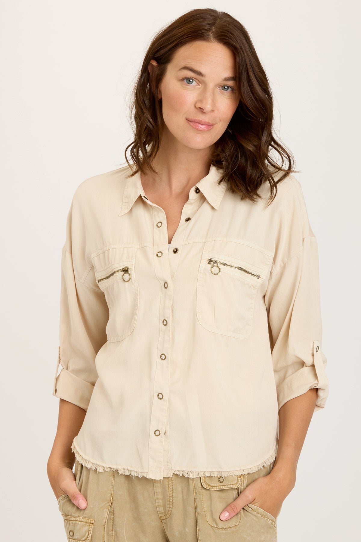 XCVI Kapp Button-Up