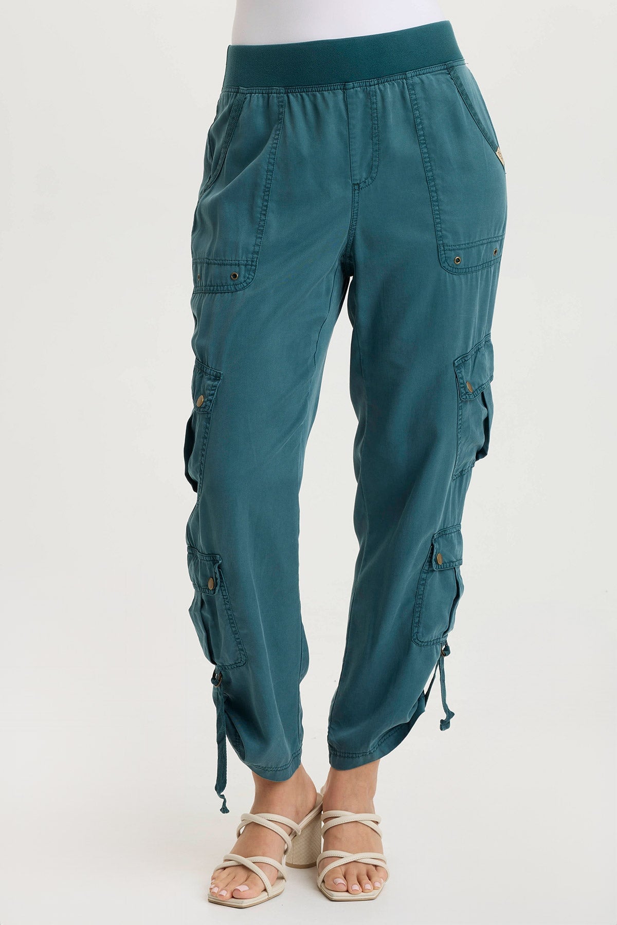 XCVI Levi Twill Tabbed Hem Cargo Pant